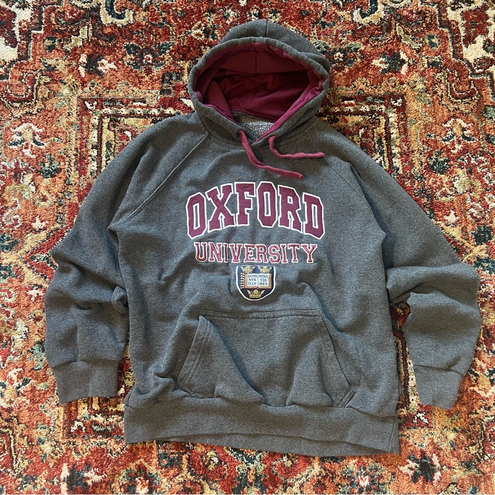 Oxford University Gray Hoodie